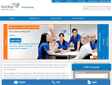Tablet Screenshot of healthskills.com.au